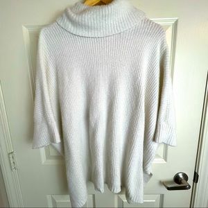 Shawl Style Turtle Neck Sweater